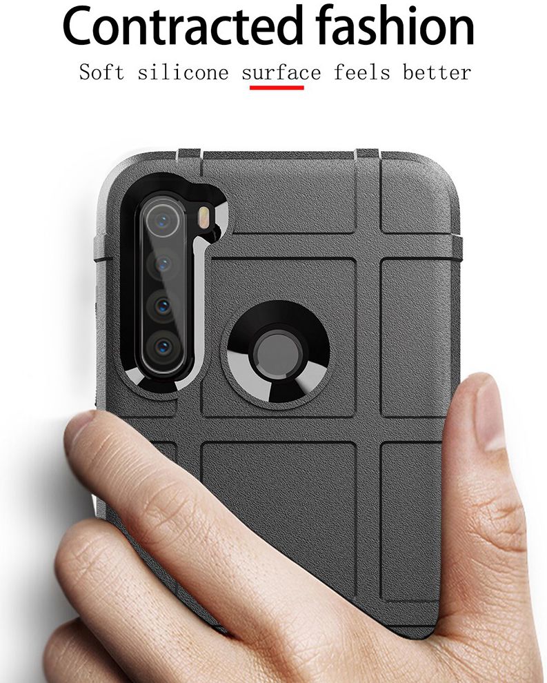 Xiaomi Redmi Note 8T Anti-Shock TPU Hoesje Zwart afbeelding 4
