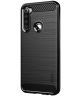 Xiaomi Redmi Note 8T Geborsteld TPU Hoesje Zwart