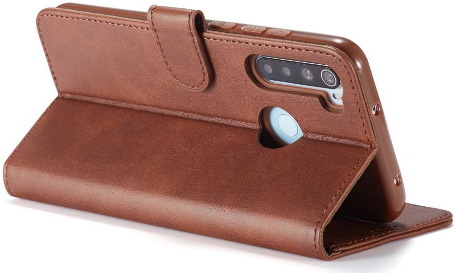 Xiaomi Redmi Note 8T Stand Portemonnee Bookcase Hoesje Coffee afbeelding 8