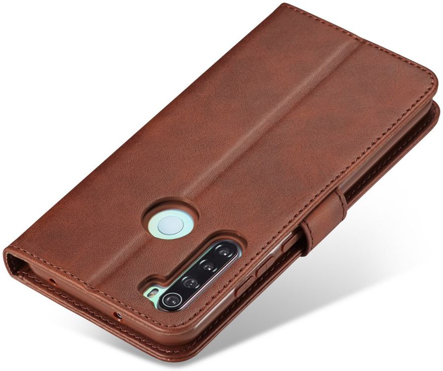 Xiaomi Redmi Note 8T Stand Portemonnee Bookcase Hoesje Coffee afbeelding 9