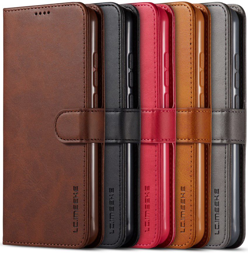 Xiaomi Redmi Note 8T Stand Portemonnee Bookcase Hoesje Coffee afbeelding 10