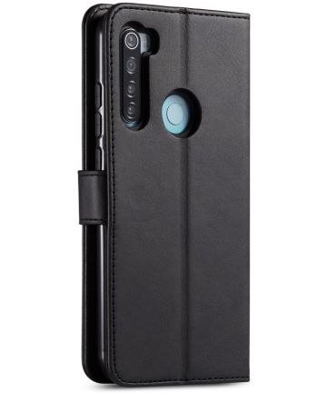 Xiaomi Redmi Note 8T Stand Portemonnee Bookcase Hoesje Zwart Hoesjes