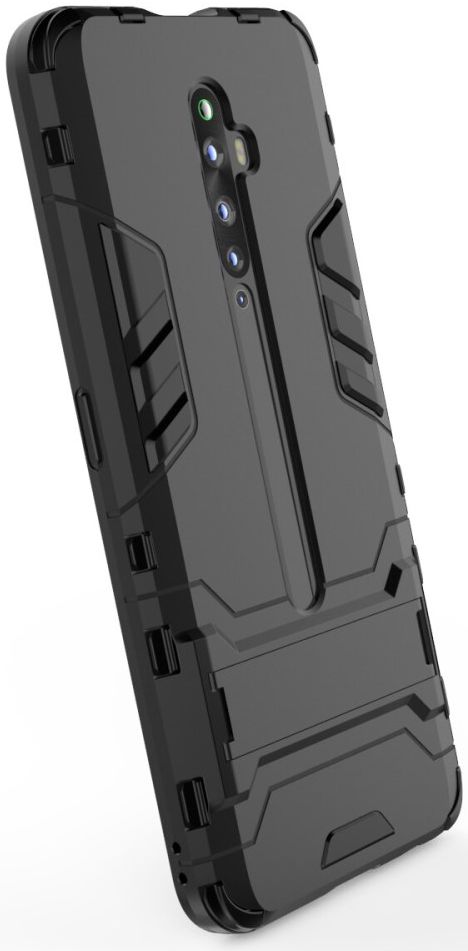Oppo Reno2 Z Hoesje Hybride Kickstand Zwart afbeelding 6