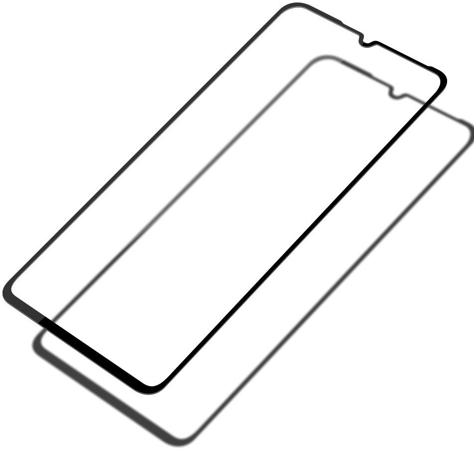 Xiaomi Mi 9 Lite Tempered Glass Screen Protector Zwart afbeelding 2