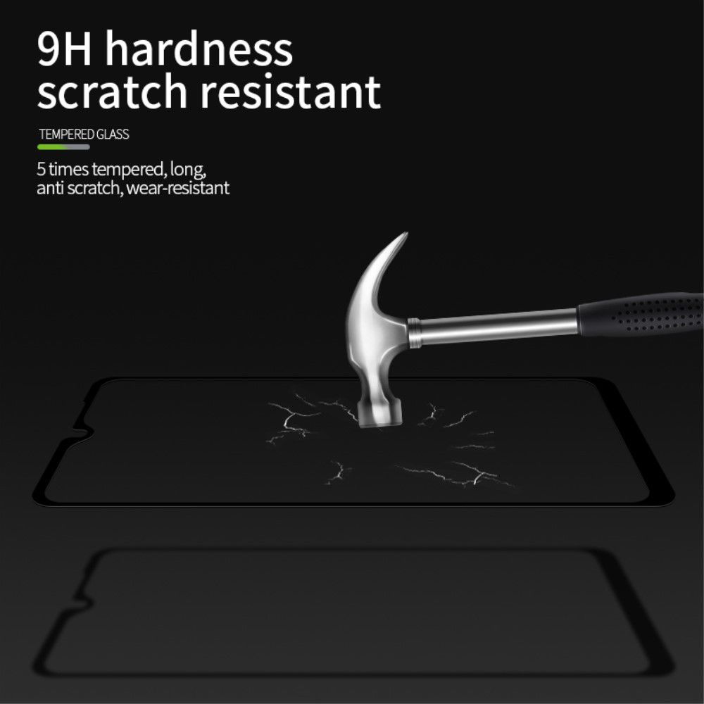 LG K50S Tempered Glass Screen Protector Zwart afbeelding 10