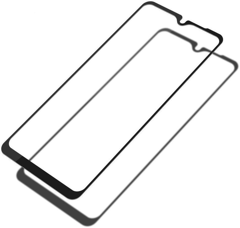LG K50S Tempered Glass Screen Protector Zwart afbeelding 2