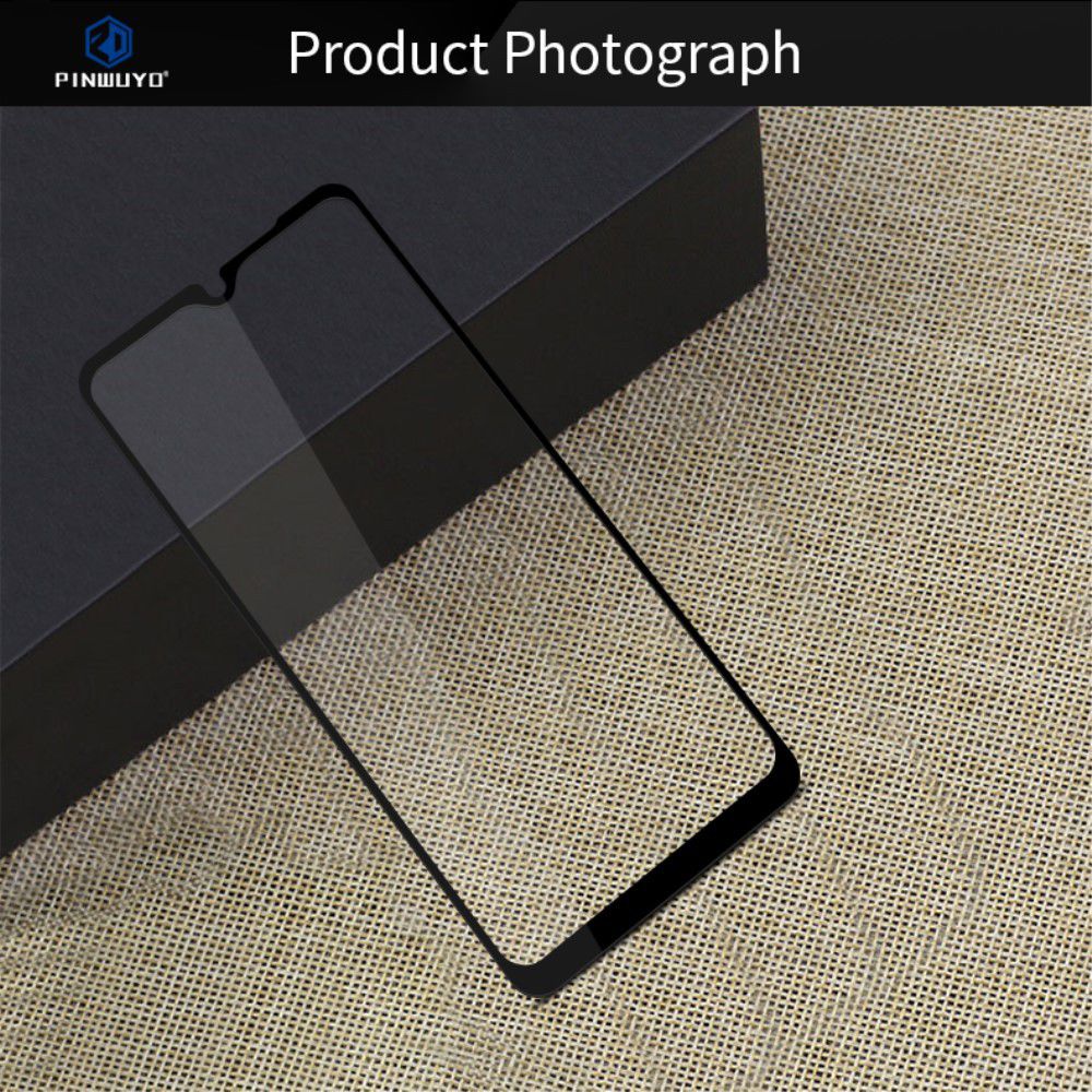 LG K50S Tempered Glass Screen Protector Zwart afbeelding 5
