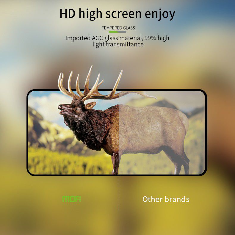 MOFI Samsung Galaxy A71 Screenprotector 2.5D Arc Edge Tempered Glass afbeelding 9