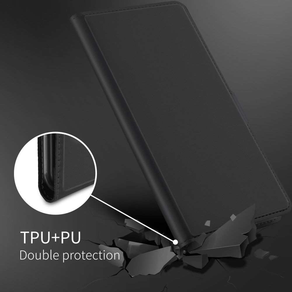 Nokia 7.2 Portemonnee Stand Hoesje Zwart afbeelding 7