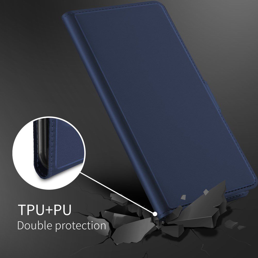 Nokia 7.2 Portemonnee Stand Hoesje Blauw afbeelding 7