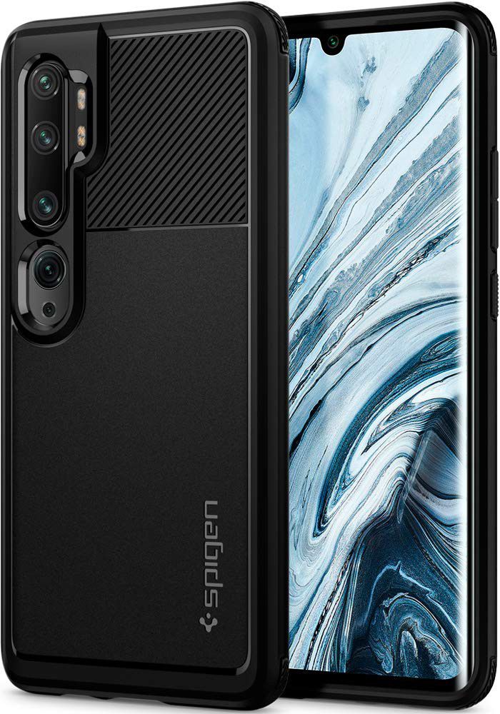 Spigen Rugged Armor Xiaomi Mi Note 10 (Pro) Hoesje Zwart afbeelding 1