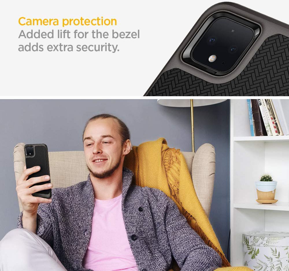 Spigen Neo Hybrid Hoesje Google Pixel 4XL Gunmetal afbeelding 4