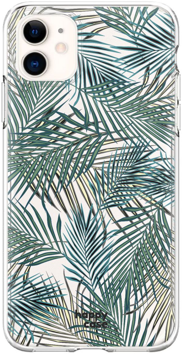 HappyCase Apple iPhone 11 Hoesje Flexibel TPU Jungle Print afbeelding 1