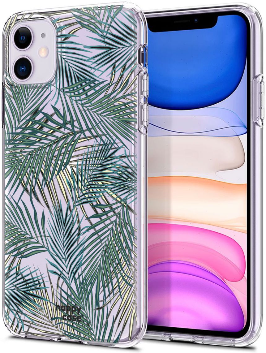 HappyCase Apple iPhone 11 Hoesje Flexibel TPU Jungle Print afbeelding 4