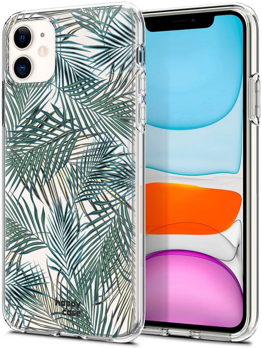 HappyCase Apple iPhone 11 Hoesje Flexibel TPU Jungle Print afbeelding 2