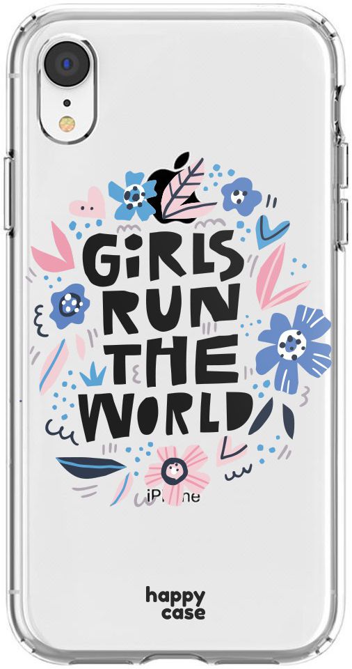 HappyCase Apple iPhone XR Hoesje Flexibel TPU Quote Print afbeelding 1