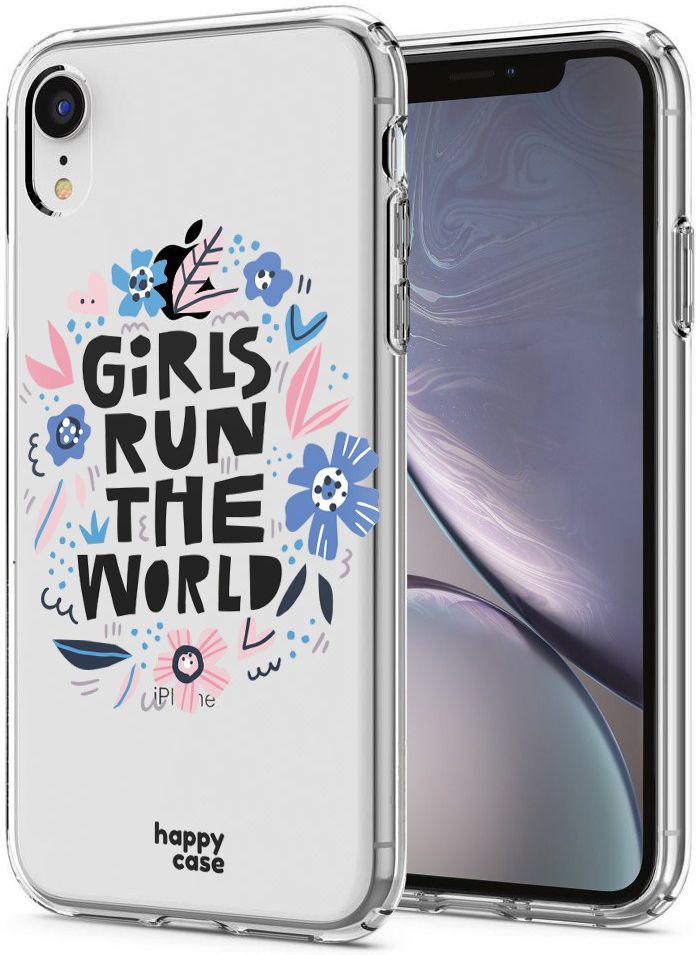HappyCase Apple iPhone XR Hoesje Flexibel TPU Quote Print afbeelding 2