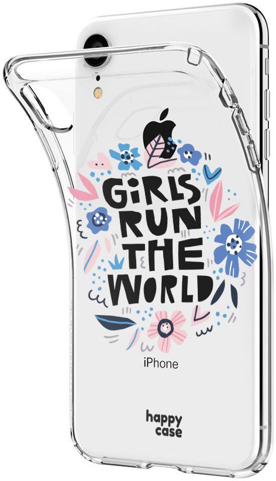 HappyCase Apple iPhone XR Hoesje Flexibel TPU Quote Print afbeelding 4