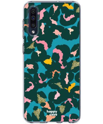 HappyCase Samsung Galaxy A50 Hoesje Flexibel TPU Summer Leopard Print Hoesjes