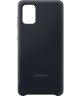 Origineel Samsung Galaxy A71 Hoesje Silicone Cover Zwart
