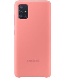 Origineel Samsung Galaxy A71 Hoesje Silicone Cover Roze