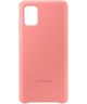 Origineel Samsung Galaxy A71 Hoesje Silicone Cover Roze