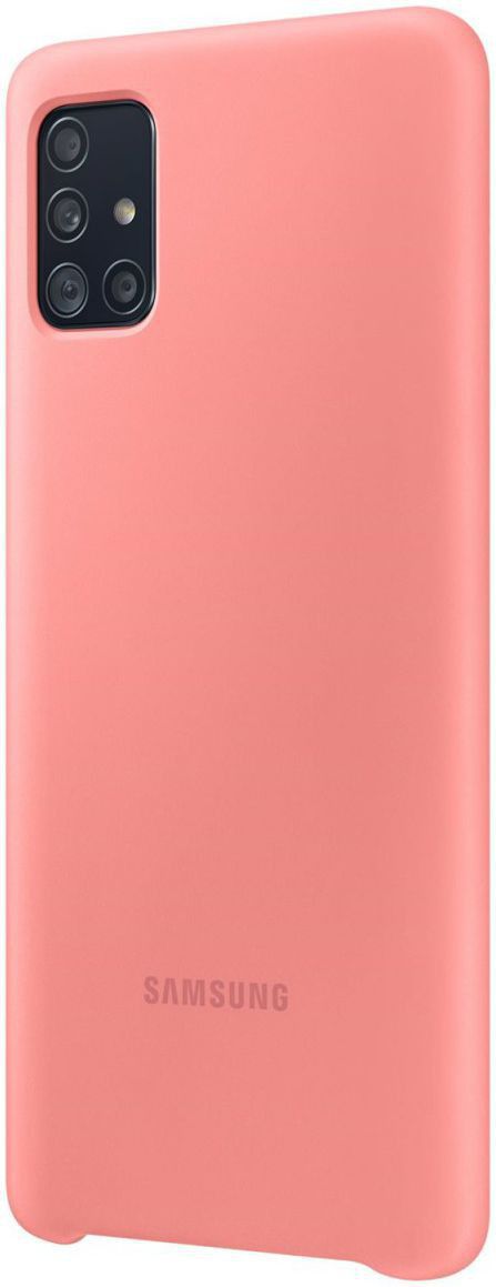 Origineel Samsung Galaxy A71 Hoesje Silicone Cover Roze afbeelding 2