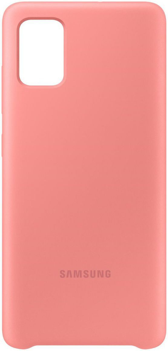 Origineel Samsung Galaxy A71 Hoesje Silicone Cover Roze afbeelding 4