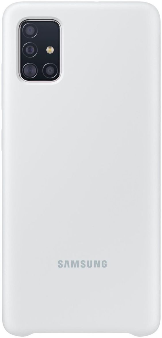 Origineel Samsung Galaxy A51 Hoesje Silicone Cover Wit afbeelding 1