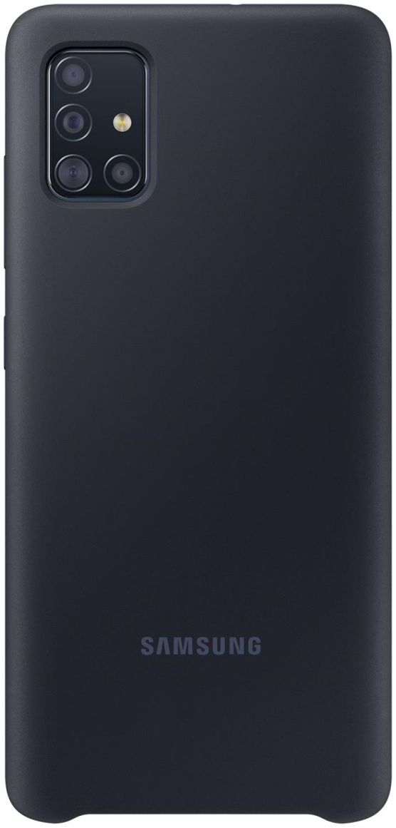 Origineel Samsung Galaxy A51 Hoesje Silicone Cover Zwart afbeelding 1