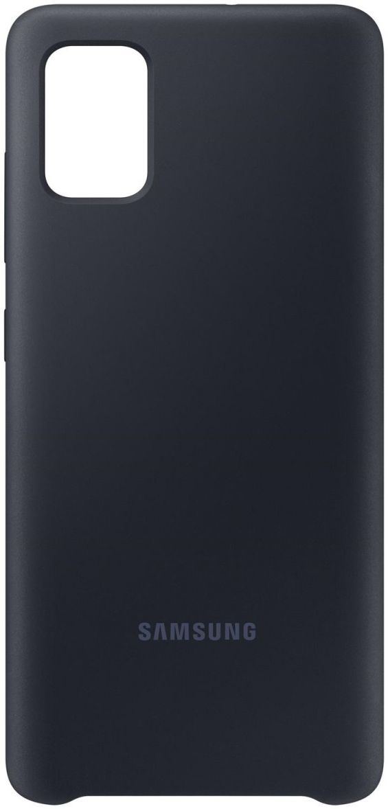 Origineel Samsung Galaxy A51 Hoesje Silicone Cover Zwart afbeelding 4