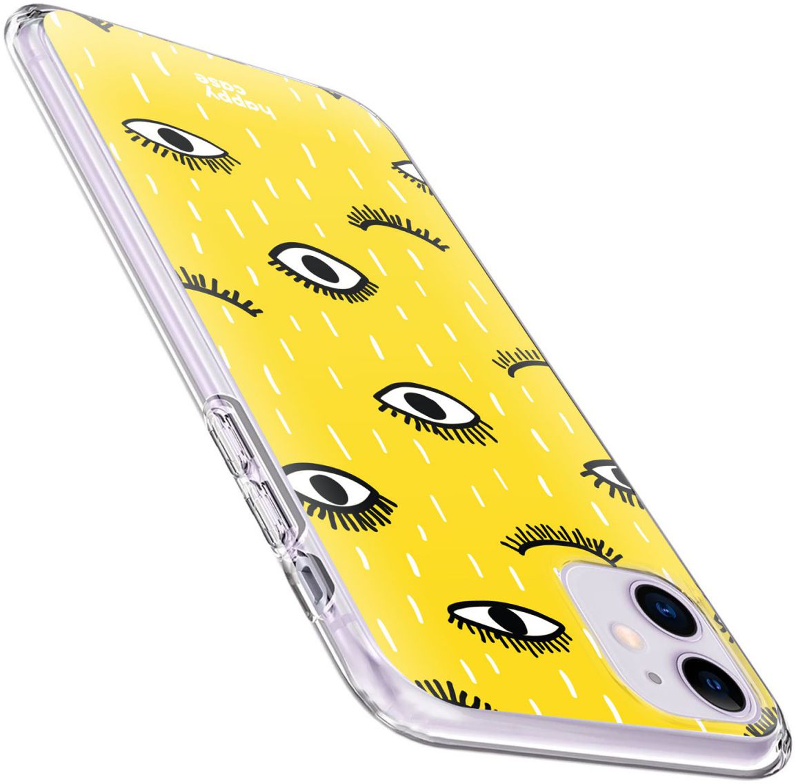 HappyCase Apple iPhone 11 Hoesje Flexibel TPU Happy Eyes Print afbeelding 3