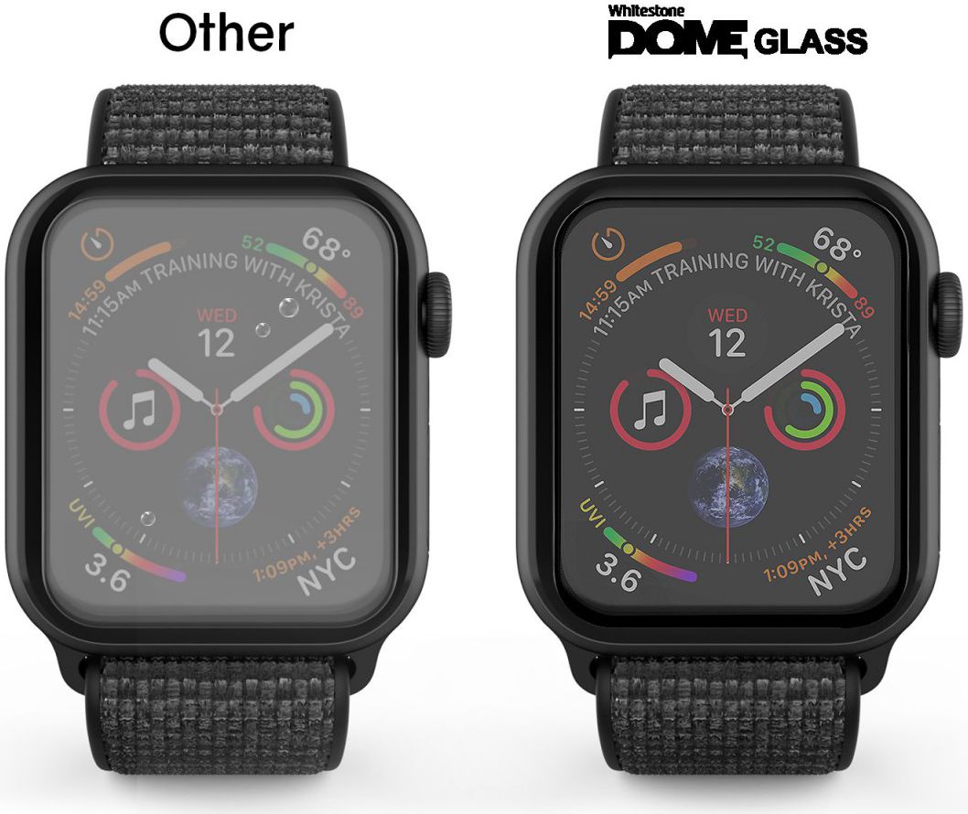 Whitestone dome glass для apple watch с установкой