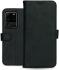 Rosso Deluxe Samsung Galaxy S20 Ultra Hoesje Echt Leer Book Case Zwart afbeelding 13