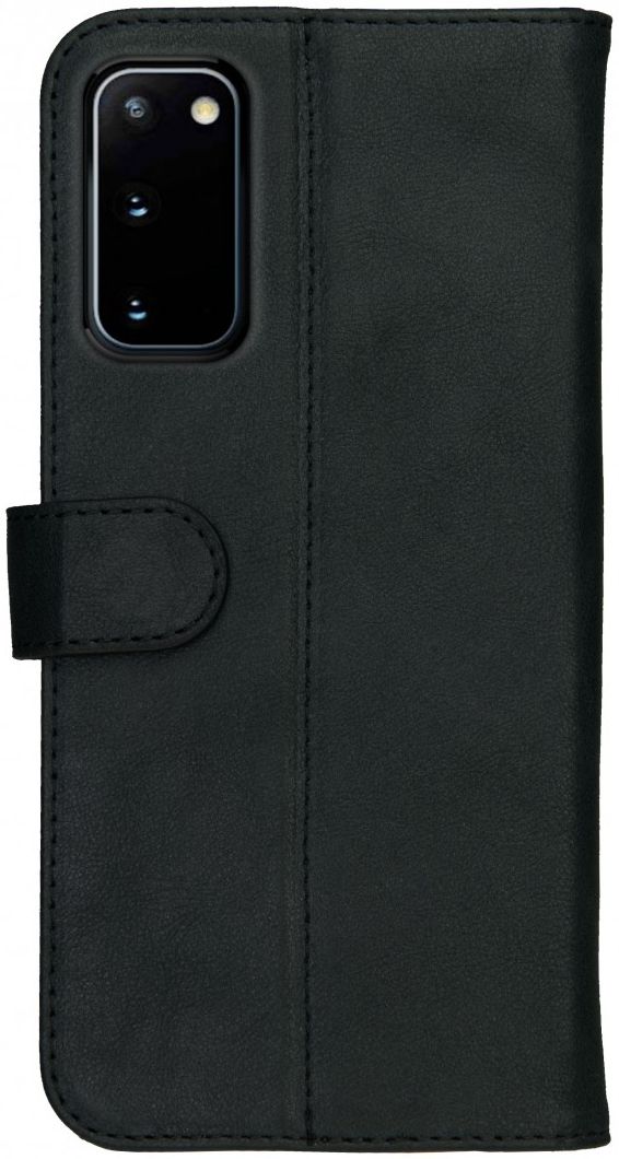 Rosso Deluxe Samsung Galaxy S20 Hoesje Echt Leer Book Case Zwart afbeelding 10