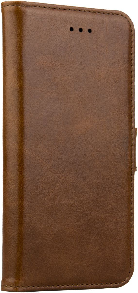 Rosso Deluxe Samsung Galaxy S10 Lite Hoesje Echt Leer Book Case Bruin afbeelding 13