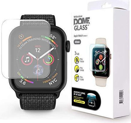 Whitestone Dome Glass Apple Watch 40MM Screenprotector (2-Pack) afbeelding 2