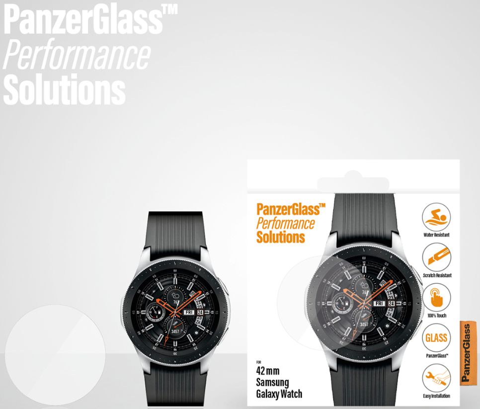 PanzerGlass Samsung Galaxy Watch 42MM Screenprotector Tempered Glass afbeelding 5