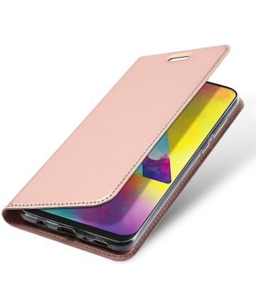 Dux Ducis Samsung Galaxy M20 Bookcase Hoesje Roze Goud Hoesjes