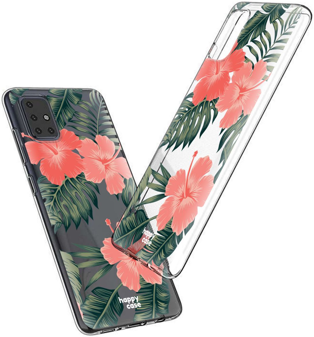 HappyCase Samsung Galaxy A51 Hoesje Flexibel TPU Tropic Vibe Print afbeelding 4