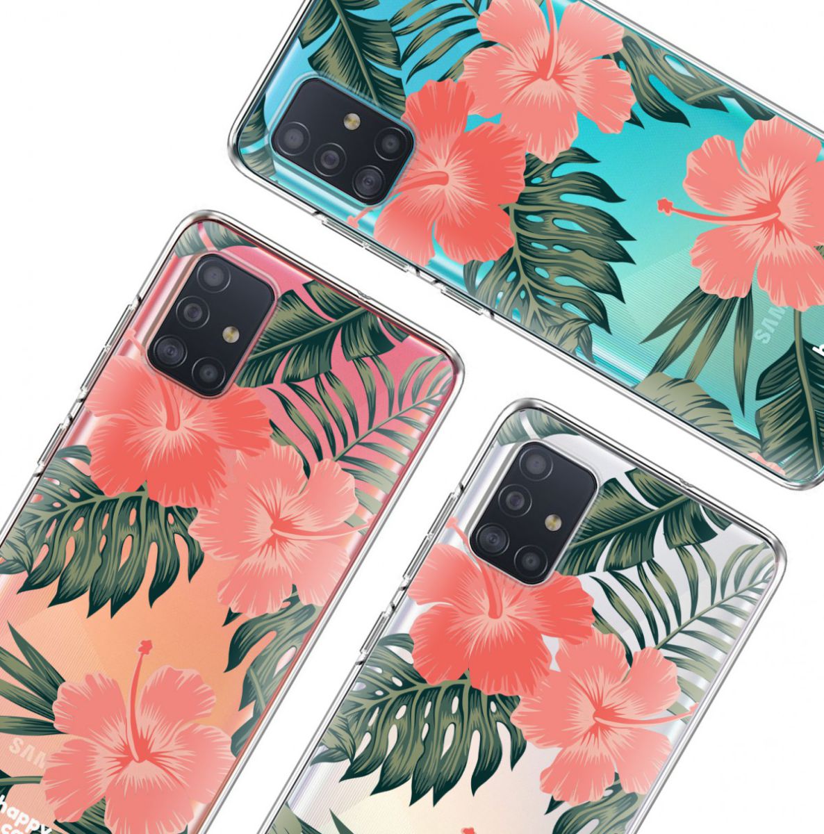 HappyCase Samsung Galaxy A51 Hoesje Flexibel TPU Tropic Vibe Print afbeelding 9