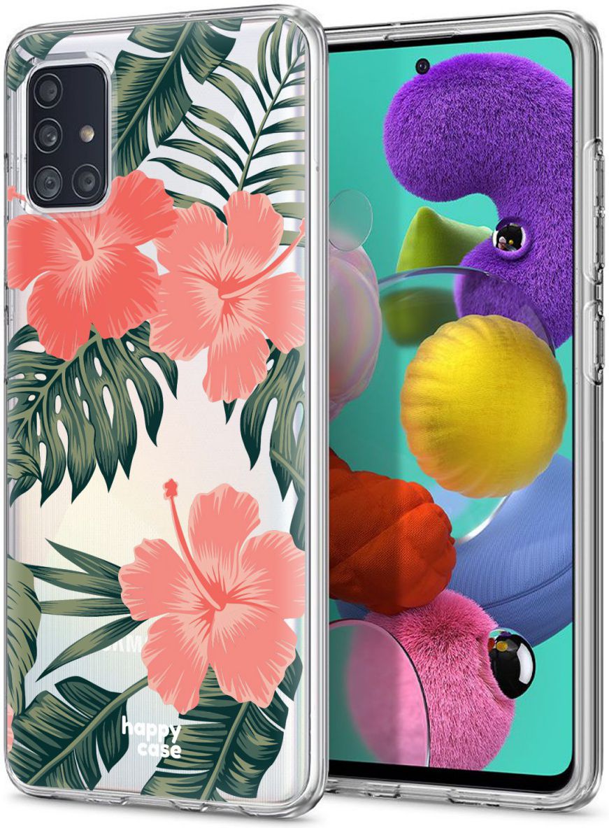 HappyCase Samsung Galaxy A51 Hoesje Flexibel TPU Tropic Vibe Print afbeelding 6