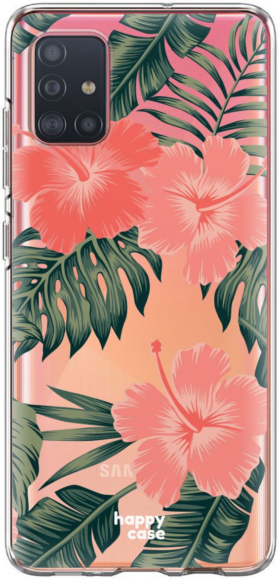 HappyCase Samsung Galaxy A51 Hoesje Flexibel TPU Tropic Vibe Print afbeelding 8