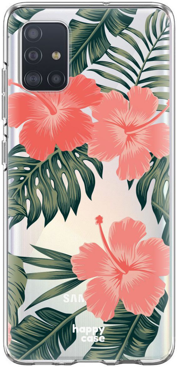HappyCase Samsung Galaxy A51 Hoesje Flexibel TPU Tropic Vibe Print afbeelding 7