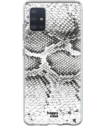 HappyCase Samsung Galaxy A51 Hoesje Flexibel TPU Slangen Print Hoesjes