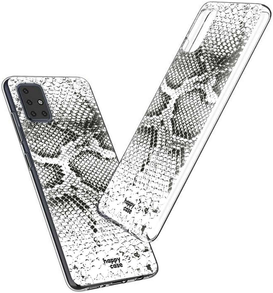 HappyCase Samsung Galaxy A51 Hoesje Flexibel TPU Slangen Print afbeelding 4