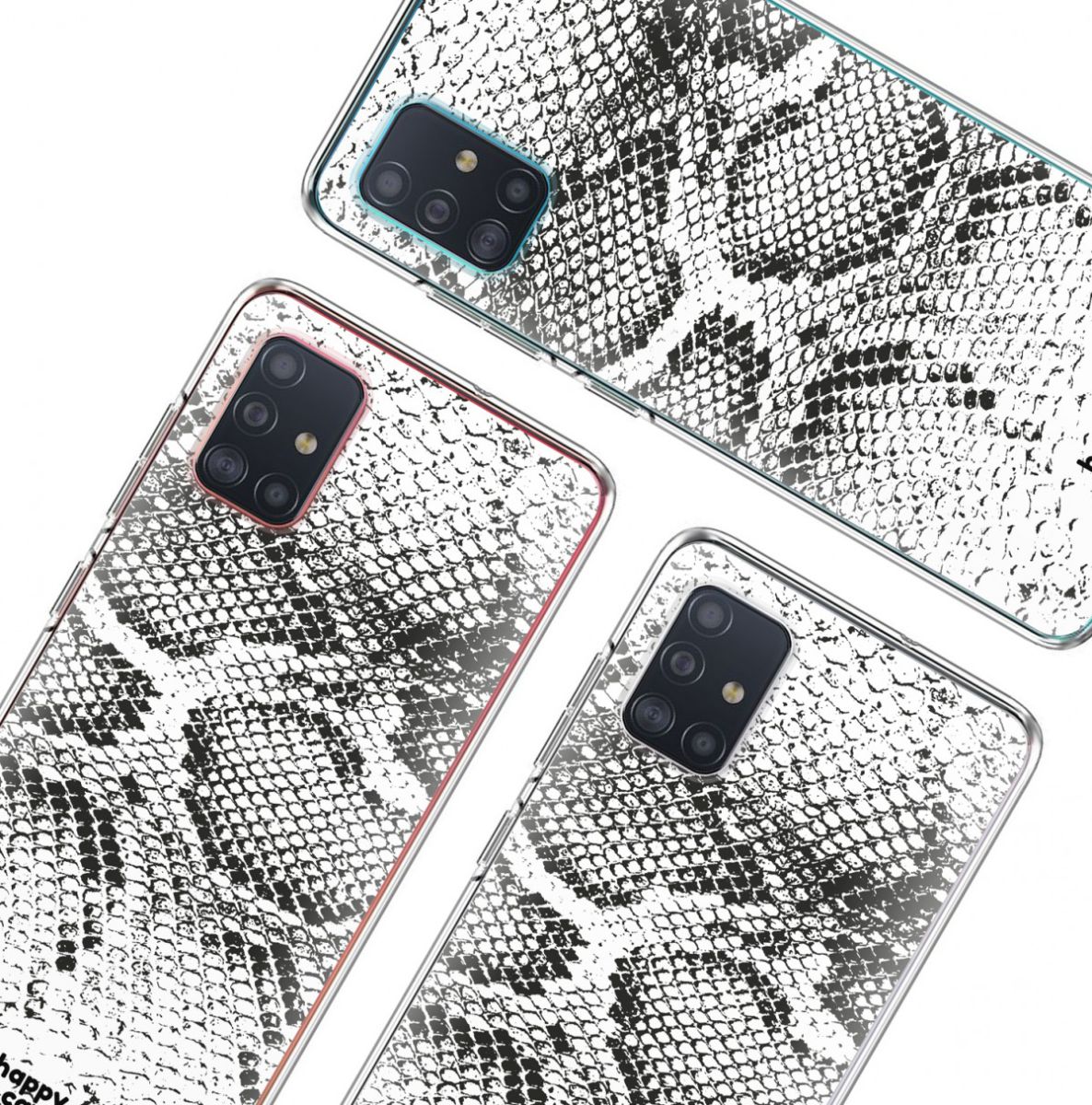 HappyCase Samsung Galaxy A51 Hoesje Flexibel TPU Slangen Print afbeelding 9