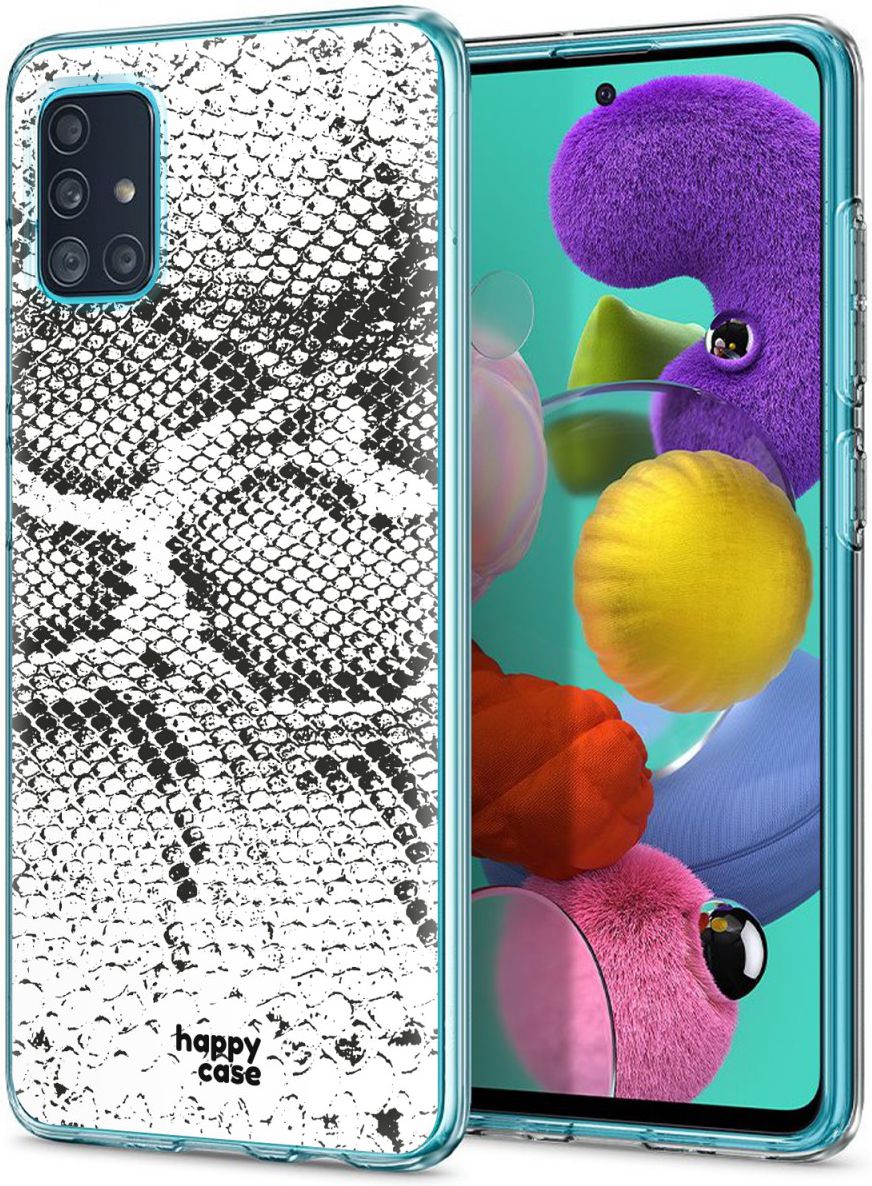 HappyCase Samsung Galaxy A51 Hoesje Flexibel TPU Slangen Print afbeelding 6