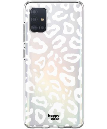 HappyCase Samsung Galaxy A51 Hoesje Flexibel TPU Luipaard Print Hoesjes