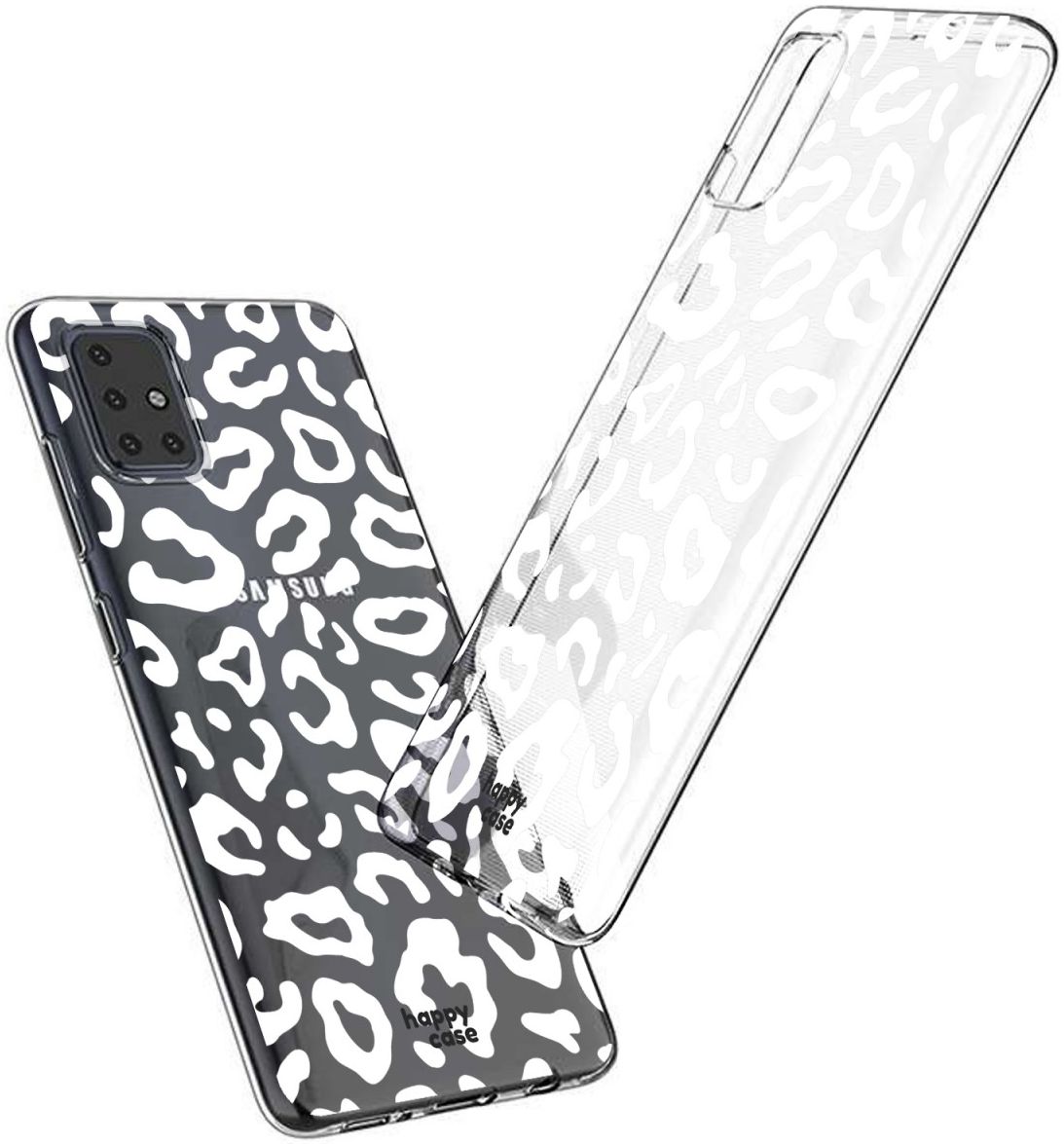 HappyCase Samsung Galaxy A51 Hoesje Flexibel TPU Luipaard Print afbeelding 10